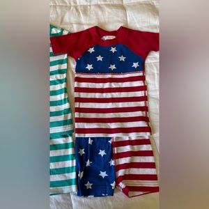 Hanna andersson flag pajamas